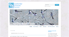Desktop Screenshot of cambridgedrawingsociety.org